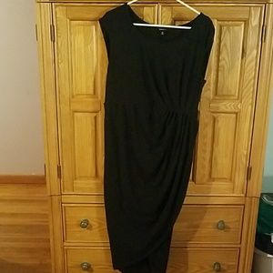 Flattering tulip hem midi dress